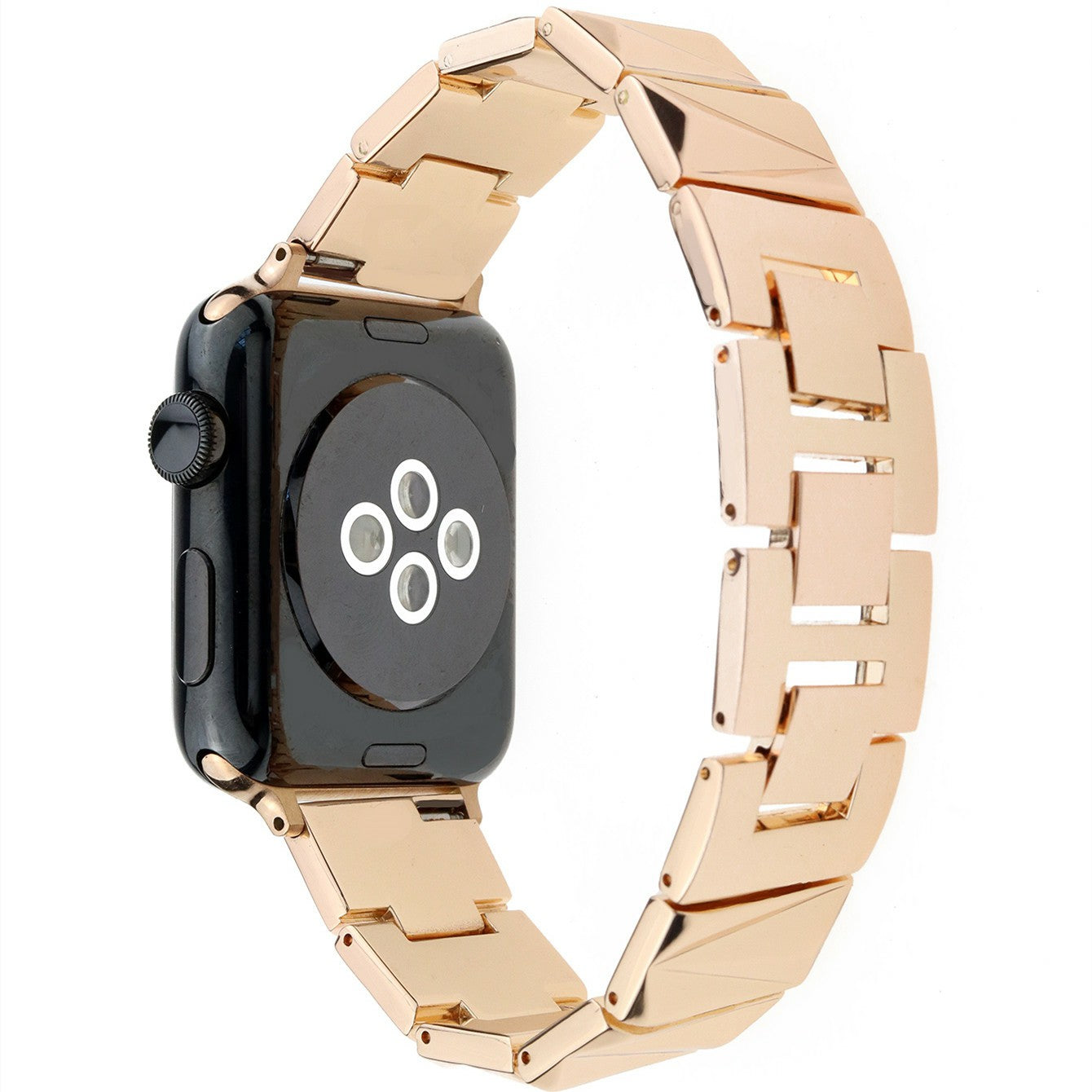 For Apple Watch Series 9 8 7 41mm / 6 5 4 SE (2022) SE (2023) SE 40mm / 3 2 1 38mm Watch Band Aluminium Alloy Metal Strap - Silver For Apple Watch Series 9 8 7 41mm / 6 5 4 SE (2022) SE (2023) SE 40mm / 3 2 1 38mm Watch Band Aluminium Alloy Metal Strap - Silver